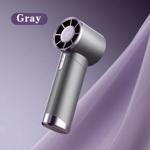 พัดลมมือถือ ลมแรง พัดลมUSB ขนาดพกพา สามารถปรับความเร็วได้ถึง100ระดับ พร้อมจอแสดงผลLED แถมเชือกคล้อง