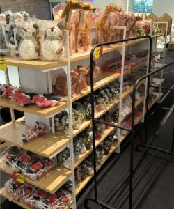 Ready✅ Double Sided Supermarket Shelves Display Rack Rak Retail Shop Gondola Shelving Retail Wooden Metal Stand Showroom