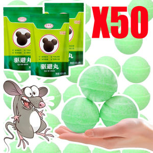 10/30/50Pcs 400g Rodent Repellent Pills Household Powerful Pest Killer Natural Mothballs Effectively Repel Rats Cockroaches Ants Mosquitoes Flies Bed Bugs Fleas and Other Insects