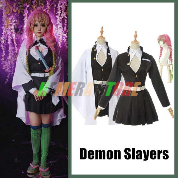 Adult Kids Demon Slayers Kimetsu No Yaiba Anime Kimono Kanroji Mitsuri ...