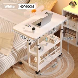 Portable Writing Desk Plastic Material for Home Computer Desk Childrens Study Desk Bedside Desk Adjustable Height