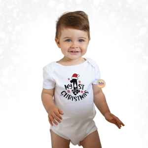 Baby Onesies PH My First Christmas Family T-shirt Mom Dad Babys 1st Christmas Baby Clothes Santa Hat