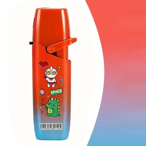 Blue flame windproof lightercute cartoon lighter cigarette lighterHigh-quality iron shell lighter