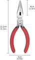 Needle Nose Pliers, 5 Inch, Needle Nose Pliers Set, 5 Pack, Small Needle Nose Pliers, Long Nose Pliers with Side Cutter, Spring Loaded Jewelry Needle Nose Pliers for Cutting and Bending Wire. 