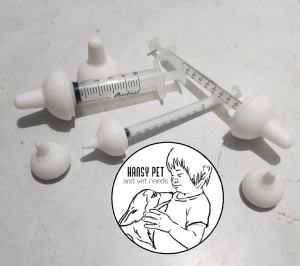 Hansy Pet Silicone Miracle Nipple Feeder Syringe for Dogs and Cats (Puppies and Kittens)