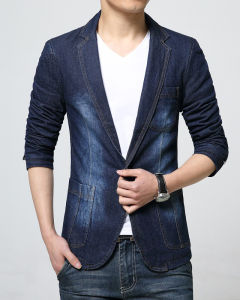 Áo jean áo khoác bò nam nhiều túi chất vải jean đẹp cao cấp siêu bền không phai không bay màu - Mã T17