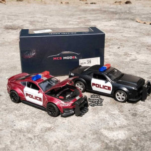 Mainan Anak Mobil Mobilan Die Cast 787 31 Mobil Police DIE CAST Miniatur Terbaru Sport Car Metal Alloy | Mainan Mobil Diecast Miniatur Polisi Dodge Challeger Pull Back System Kap Mesin Depan Bisa Dibuka Bahan Besi Ringan