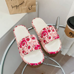 Dép Đi Trong Nhà Chống Trượt Hình Gấu Dâu Lotso Dễ Thương