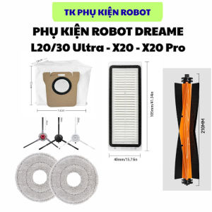 Phụ kiện robot hút bụi xiaomi Mop P Mop P pro Mijia gen 1 - Chổi cạnh Chổi chính Lọc Khăn lau