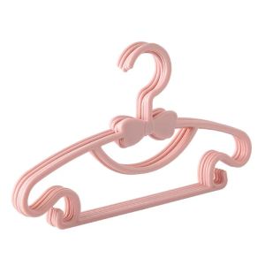 （10PCS)Gantungan Baju Bayi Anak Hanger Multifungsi Warna Warni Bahan PP 29cm