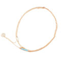 New Fashion Women 3 Layer Gold Color Chain Necklace Charm Pendant Gift Jewelry Accessories. 
