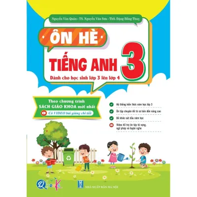 Sách- Combo Ôn Hè Toán Tiếng Việt Tiếng Anh Lớp 3 (Dành cho học sinh lớp 3 lên lớp 4)
