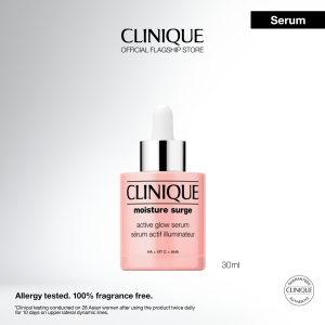 Clinique Moisture Surge Active Glow Serum 30ml 50ml | Exfoliates Hydrates Brightens