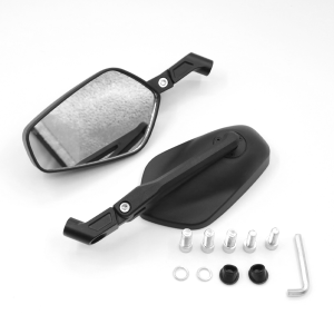 Motorcycle Side Mirror Rearview Mirror HD Adjustable For Universal Motorcycles Scooters E-bikes and Electromobiles