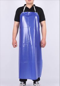 Waterproof Oil-Proof Apron PVC Thickened Apron Kitchen Chef Work Slaughter Apron 110x80CM