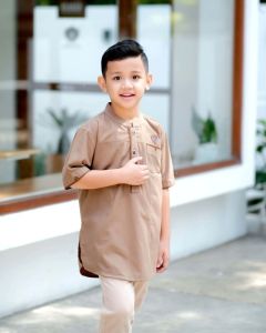 Baju koko Kurta Anak Lengan pendek Toyobo