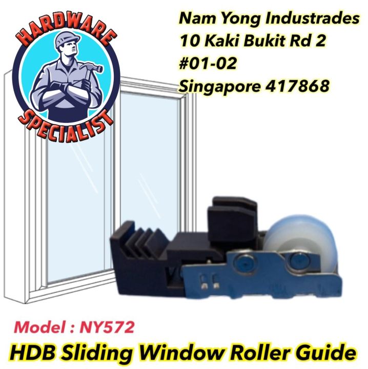 Hardware Specialist HDB Sliding Window Roller Guide NY572 Lazada