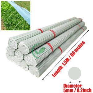 Length 1.5m/60inch 5pcs/10pcs/20pcs Fiberglass Rod ​Solid Glass Fiber Rod Tent Stand Fiberglass Rod