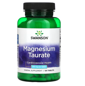 SwansonPh | Swanson Magnesium Taurate 100 mg 120 tablets Cardiovascular Health