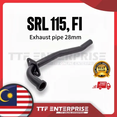 YAMAHA LAGENDA SRL115-FI EXHAUST FRONT PIPE (RACING-28MM) NECK TENGKOK EKZOS MUFFLER SRL 115 FI