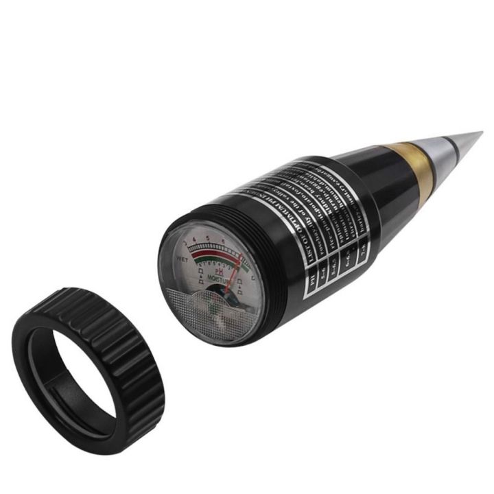 QUFUL Hình nón Máy đo độ ẩm độ PH của đất 2 trong 1 3 ~ 8 pH Đầu dò cảm ...