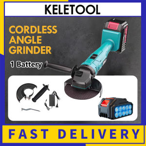 Brushless Angle Grinder 125mm 3 Gears Cordless Grinding Machine Cutting Woodworking Power Tool For Makita 18V Battery