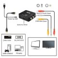 [HDMI to AV] Bộ chuyển đổi Video HDMI sang AV 1080p Công cụ chuyển đổi tổng hợp Tương thích HDMI với RCA CVSB L / R. 