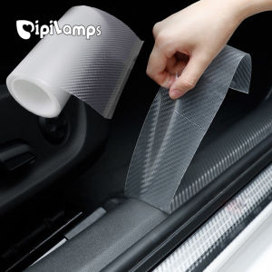 3 Meters Car Carbon Fiber Sticker Car Door Protective Stickers Transparent Nano Tape Auto Bumper Protector Films Anti Collision Car Covers Stickers