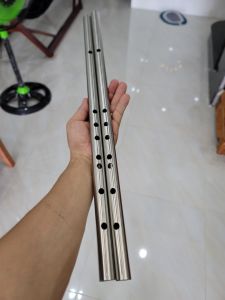 Sáo inox cao cấp tone Si B4 chuẩn tone dễ thổi âm tương đương sáo trúc