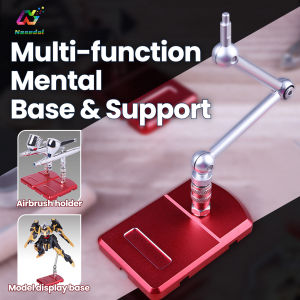 U-STAR ด้ามจับแปรงพ่นสีฐานโลหะรุ่นที่ค้ำชั้นวางเครื่องมืออเนกประสงค์ที่ถอดออกได้มีเสถียรภาพสำหรับ UA-91403งานอดิเรกโมเดลกันดั้มหัตถกรรม