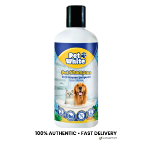 Pet White Dog Shampoo Ocean Scent 500mL Gentle pH Balanced Whitening Coat Cleanser