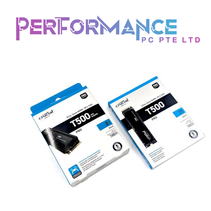 Disque dur Crucial T500 500 Go SSD M.2 PCI Express 4.0 TLC NVMe