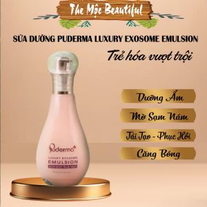 Sữa Dưỡng Luxury Exosome Emulsion Puderma 100ML: Dưỡng Da Căng bóng Mờ Sạm Nám tàn nhang nếp nhăn