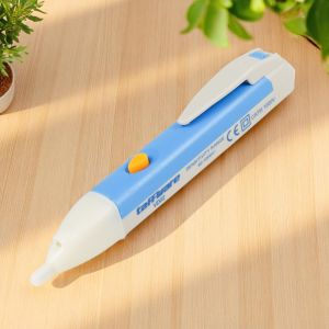 Tespen Detektor Tegangan AC Penguji Non-Kontak Pena Cerdas Uji Arus 90-1000V Pena Sensor Listrik - Biru