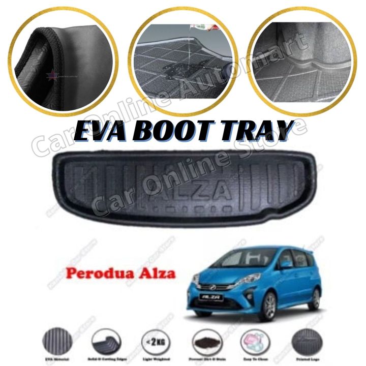 PERODUA ALZA 2008-2021 EVA Luggage Boot Cargo Trunk Tray | Lazada