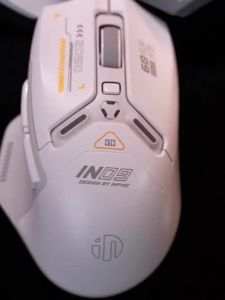 หนูเมาส์เกมมิ่ง inphic IN9 pro แบบไร้สาย/มีสาย/บลูทูธ5.0 แบบสามโหมด PAW3395 26000dpi 6 ปุ่ม ปรับแต่งได้