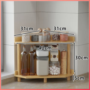 Kitchen Storage Shelf  kitchen corner rack Simple Storage Rack Desktop Countertop Seasoning Supplies