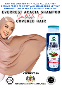 EVERREST HERBAL ACACIA (SHIKAKAI) SHAMPOO WITH NATURAL CONDITIONER - 350ml