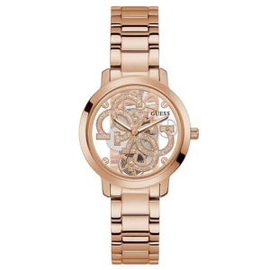 GUESS ORIGINAL -QUATTRO CLEAR GUESS GW0300L3 - WOMEN LA - Rose Gold - ST - Diameter 36 CM. Water Resist 30 Meter Jamdunia / Jam dunia JD18 # Jam Tangan Wanita Jam Tangan Cewek Jam Wanita Jam Anti Air # GUESS GW 0300 L3 GUESS GW0300 JAM GUESS 0300 DEL01
