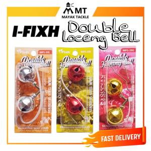 IFIXH DOUBLE FISHING BELL GOLD / SILVER / RED SENSITIVE AND LOUD FISHING BELL LOCENG PANCING