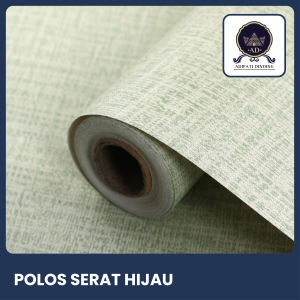 Adipatidinding - Wallpaper Dinding Motif Polos Serat Hijau Ukuran 45 Cm x 10 Meter Wallpaper Stiker Dinding Motif Polos Serat Hijau Wallstiker Motif Polos Serat Hijau Dekorasi Dinding Dekorasi Rumah Dekorasi Ruang Tamu Dekorasi Kamar Tidur