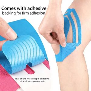 BLACKON Đã cắt sẵn Băng hỗ trợ đầu gối Nén động Đường nét cong Băng hỗ trợ đàn hồi Đã định hình sẵn Co giãn thoáng khí Băng dán thể thao Hiệu suất thể thao