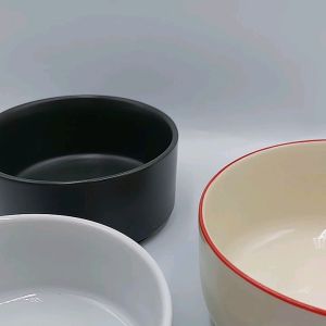 ถ้วยสีดํา ชามทรงกระบอก ถ้วยสีขาว ถ้วยลายไก่ ถ้วยปากกลม ถ้วยซรามิค มี 3 แบบ