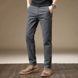 8 Colors Mens Stretch Trousers Cotton Fashionable High Quality Trousers Sizes 28-40