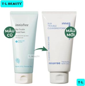 [Date ngắn 10/12/2026 – THANH LÝ] Sữa Rửa Mặt Hàn Quốc Trị Mụn Innisfree Bija Trouble Cleansing Foam-  CLEANSE + TROUBLE CARE