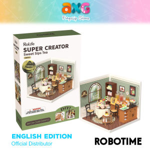 Robotime Rolife Super Creator Sweet Sips Tea (DW011) Plastic DIY Miniature House