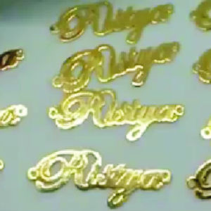 Bros Pin Hijab Custom Nama & Gelang Emas 24k