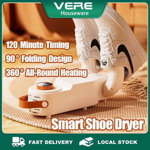 Household Folding UV Sterilization Electric Shoe Dryer with Timer Home Portable Smart Foot Warmer Heater Foldable Scalable Shoes Dryer Machine Heater Deodorizer Dehumidifier Machine