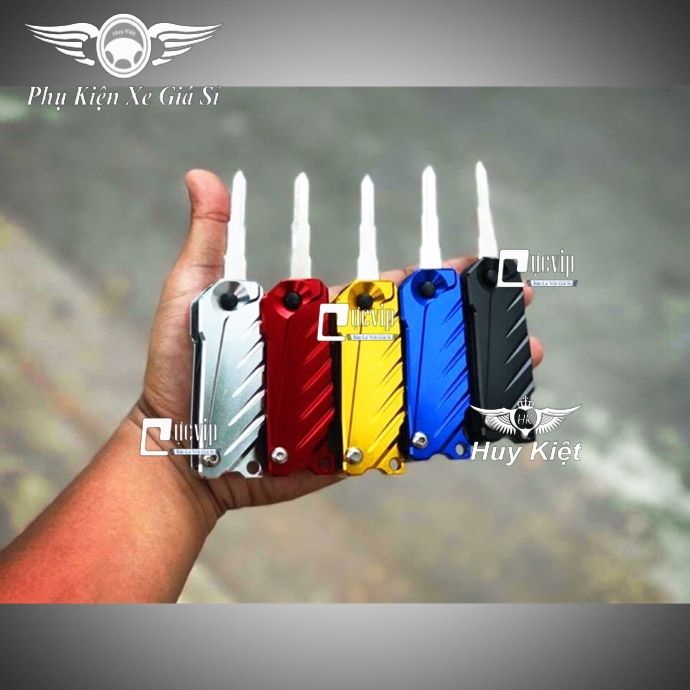 Chìa Khóa Bấm Vỏ Nhôm CNC Độ Cho Honda, Yamaha MS3097