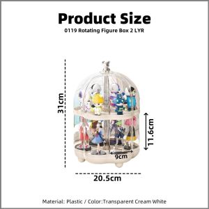 Johor Seller | Transparent Hand Storage Box Acrylic Display Rack Blind Box Storage